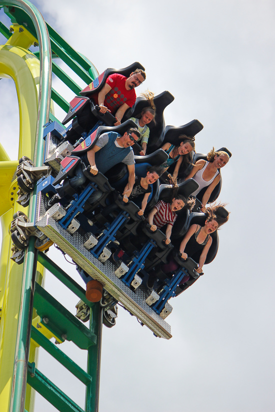 The Wicked Roller Coaster at Lagoon Amusement Park, Farmington, Utah