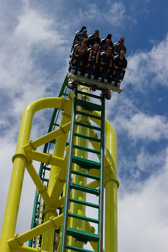 The Wicked roller coaster at Lagoon Amusement Park, Farmington, Utah