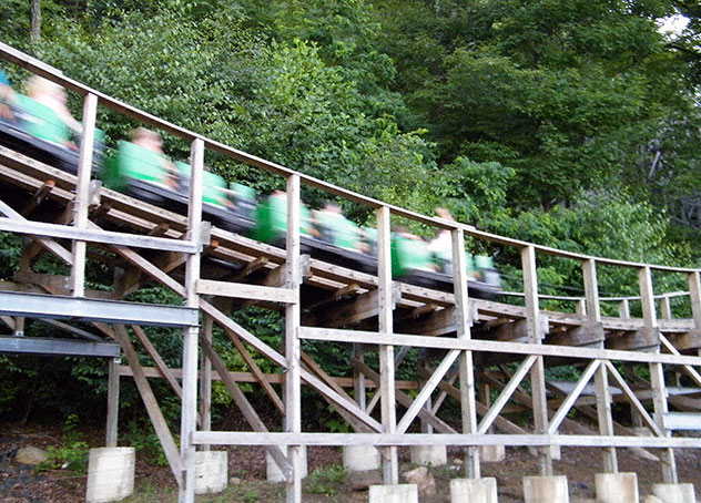 Boulder Dash Mountain Coaster at Lake Compounce, Bristol, Connecticut