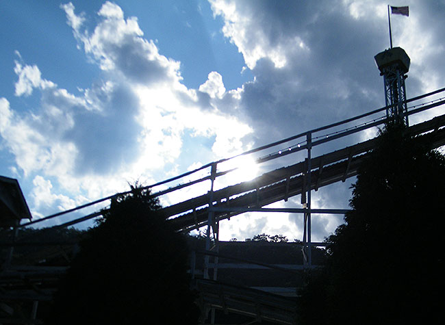 The Wildcat Coaster at Lake Compounce, Bristol, Connecticut