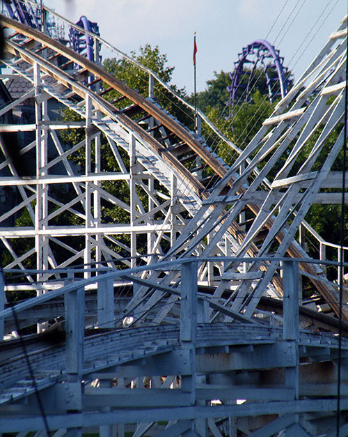 The Wildcat Coaster at Lake Compounce, Bristol, Connecticut