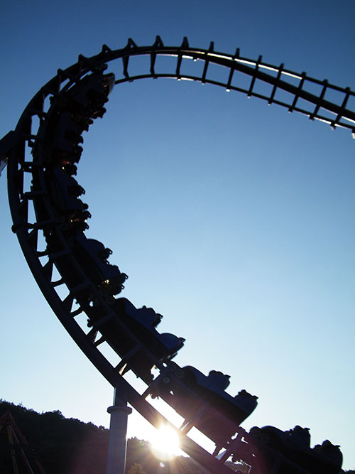 The Zoomerang Coaster at Lake Compounce, Bristol, Connecticut