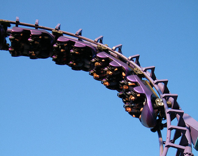 The Zoomerang Coaster at Lake Compounce, Bristol, Connecticut