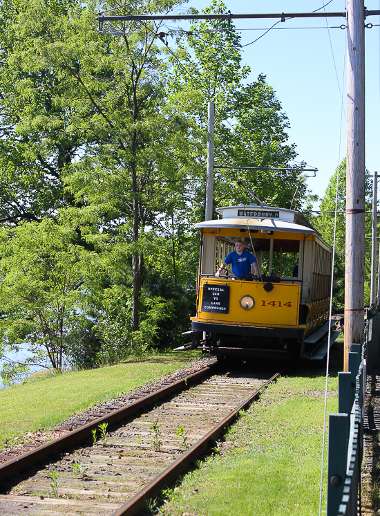 The Trolley at Lake Compounce Amusement Park, Bristol, Connecticut