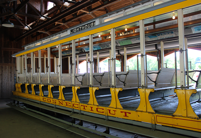 The Trolley at Lake Compounce Amusement Park, Bristol, Connecticut