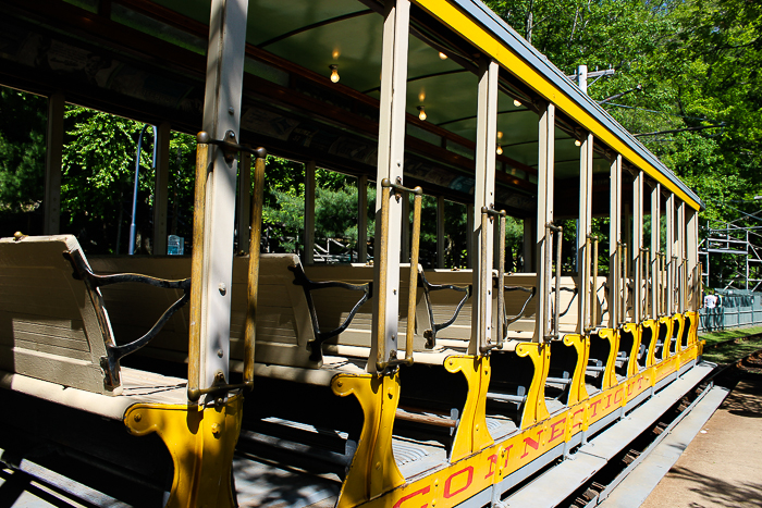 The Trolley at Lake Compounce Amusement Park, Bristol, Connecticut