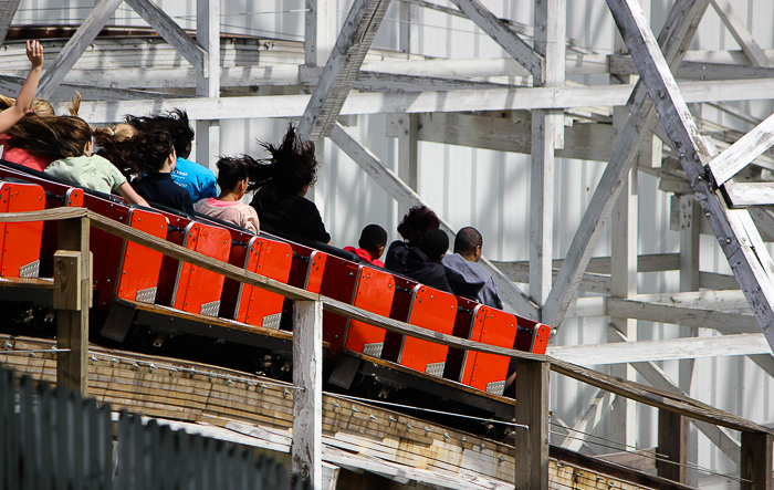 The Wildcat Roller Coaster at Lake Compounce Amusement Park, Bristol, Connecticut