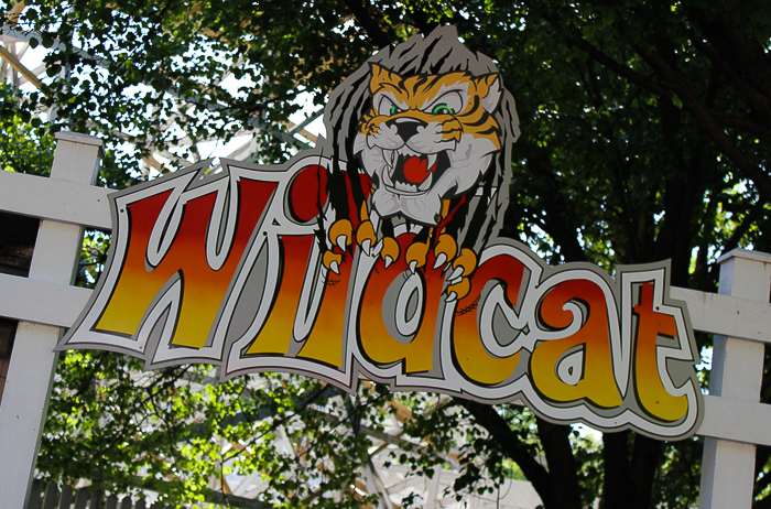 The Wildcat Roller Coaster at Lake Compounce Amusement Park, Bristol, Connecticut