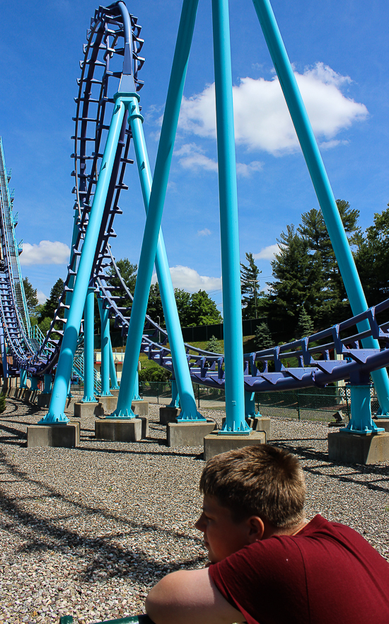 The Zoomerang Roller Coaster at Lake Compounce Amusement Park, Bristol, Connecticut