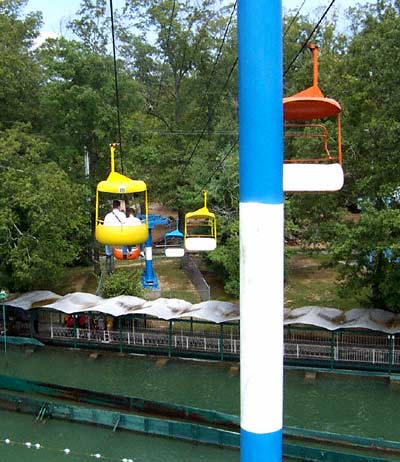 The Alpine Way Sky Ride at Lake Winnepesaukah, Rossville, Georgia