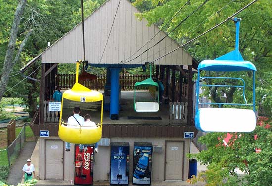 The Alpine Way Sky Ride at Lake Winnepesaukah, Rossville, Georgia