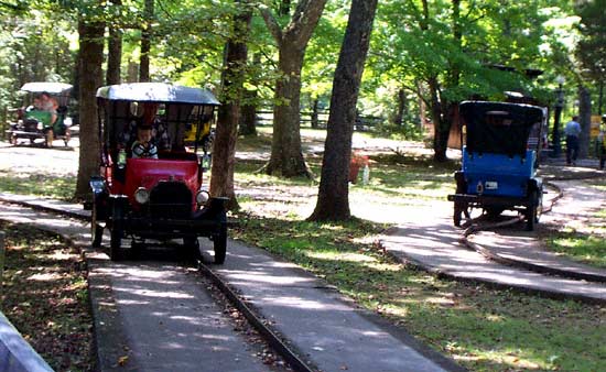 The Antique Cars at Lake Winnepesaukah, Rossville, Georgia