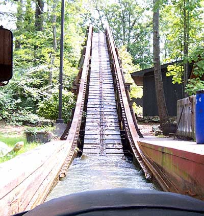 The Boat Chute at Lake Winnepesaukah, Rossville, Georgia