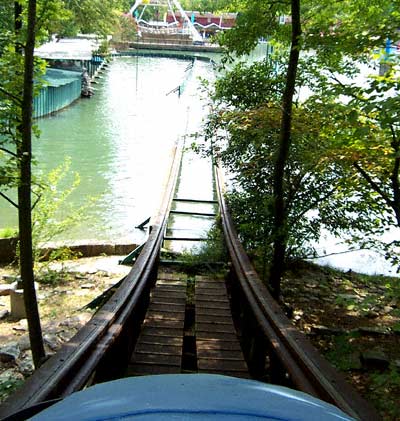 The Boat Chute at Lake Winnepesaukah, Rossville, Georgia