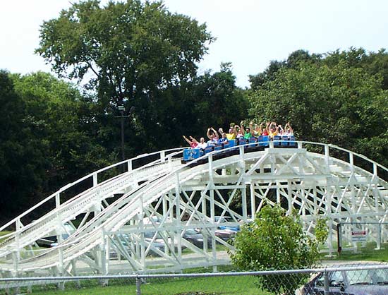 The Cannon Ball Rollercoaster at Lake Winnepesaukah, Rossville, Georgia