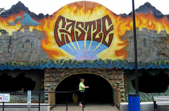 The Castle Dark Ride at Lake Winnepesaukah, Rossville, Georgia