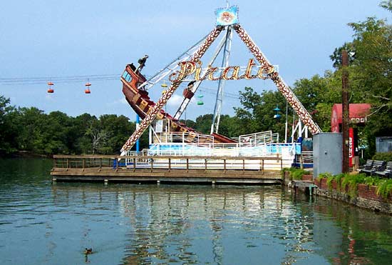 The Pirate Swinging Ship at Lake Winnepesaukah, Rossville, Georgia