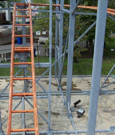 The Wild Lightnin' Rollercoaster at Lake Winnepesaukah, Rossville, Georgia