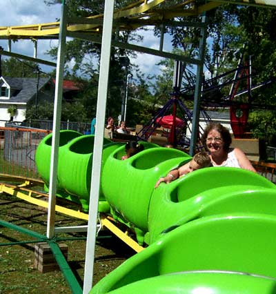 The Wacky Worm Rollercoaster at Lake Winnepesaukah, Rossville, Georgia