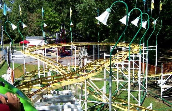 The Wacky Worm Rollercoaster at Lake Winnepesaukah, Rossville, Georgia