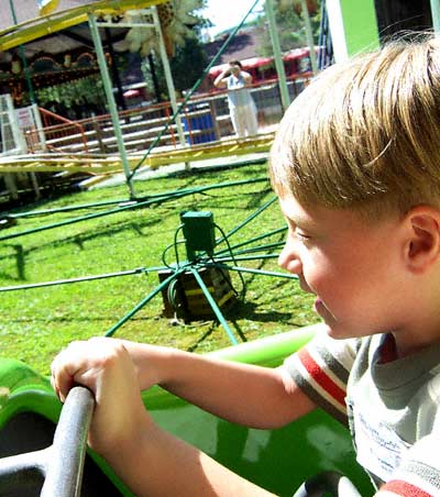 The Wacky Worm Rollercoaster at Lake Winnepesaukah, Rossville, Georgia