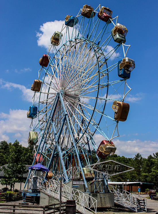 Leap The Dips, The worlds oldest roller coaster at Lakemont Park and The Island Waterpark, Altoona, Pennsylvania