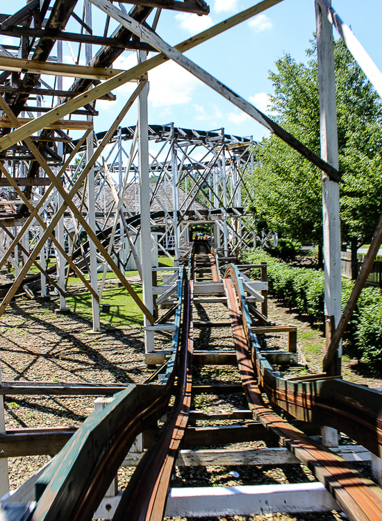 Leap The Dips, The worlds oldest roller coaster at Lakemont Park and The Island Waterpark, Altoona, Pennsylvania