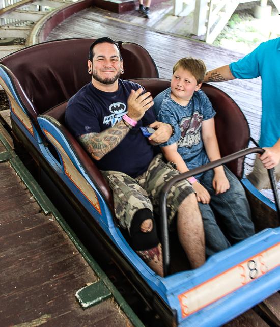 Leap The Dips, The worlds oldest roller coaster at Lakemont Park and The Island Waterpark, Altoona, Pennsylvania