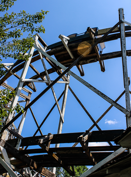 Leap The Dips, The worlds oldest roller coaster at Lakemont Park and The Island Waterpark, Altoona, Pennsylvania