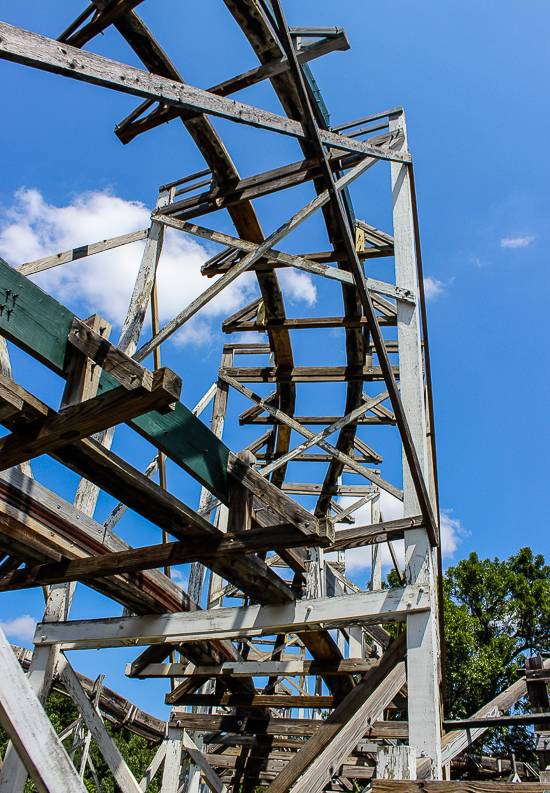 Leap The Dips, The worlds oldest roller coaster at Lakemont Park and The Island Waterpark, Altoona, Pennsylvania