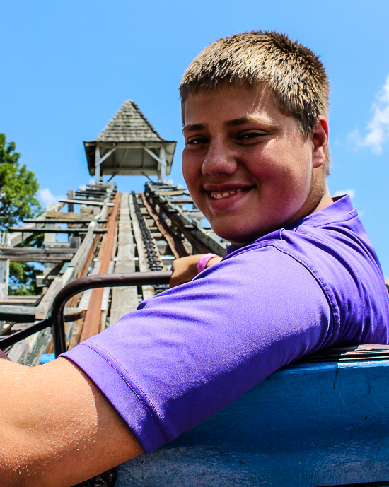 Leap The Dips, The worlds oldest roller coaster at Lakemont Park and The Island Waterpark, Altoona, Pennsylvania