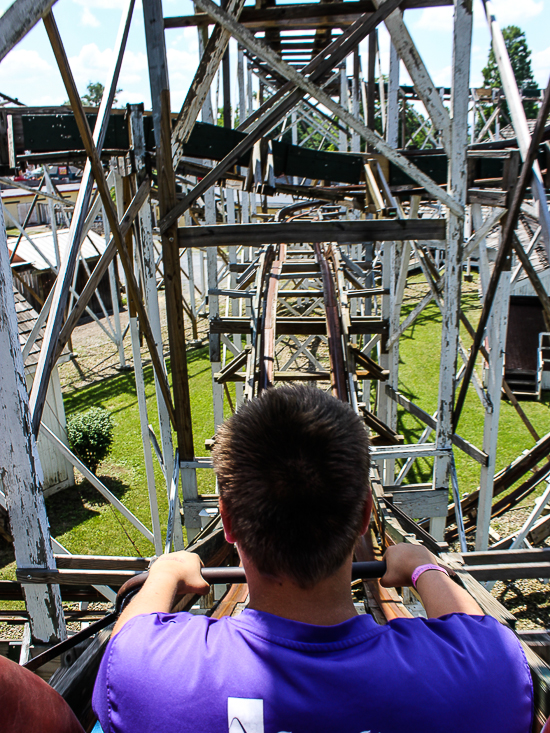 Leap The Dips, The worlds oldest roller coaster at Lakemont Park and The Island Waterpark, Altoona, Pennsylvania