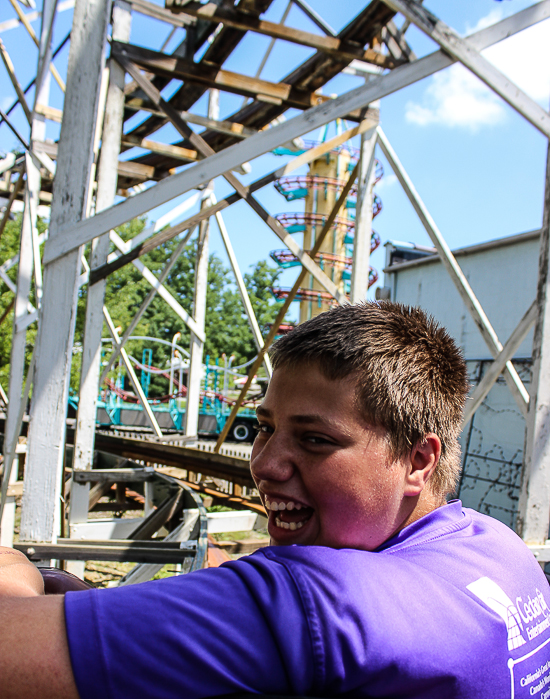 Leap The Dips, The worlds oldest roller coaster at Lakemont Park and The Island Waterpark, Altoona, Pennsylvania