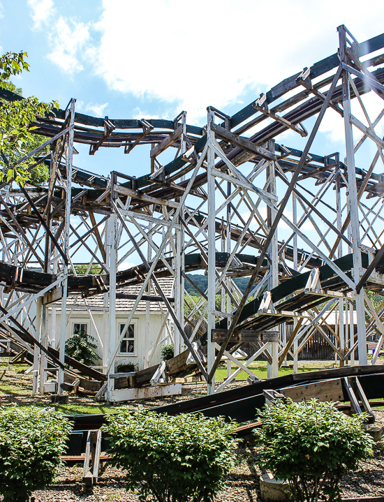 Leap The Dips, The worlds oldest roller coaster at Lakemont Park and The Island Waterpark, Altoona, Pennsylvania