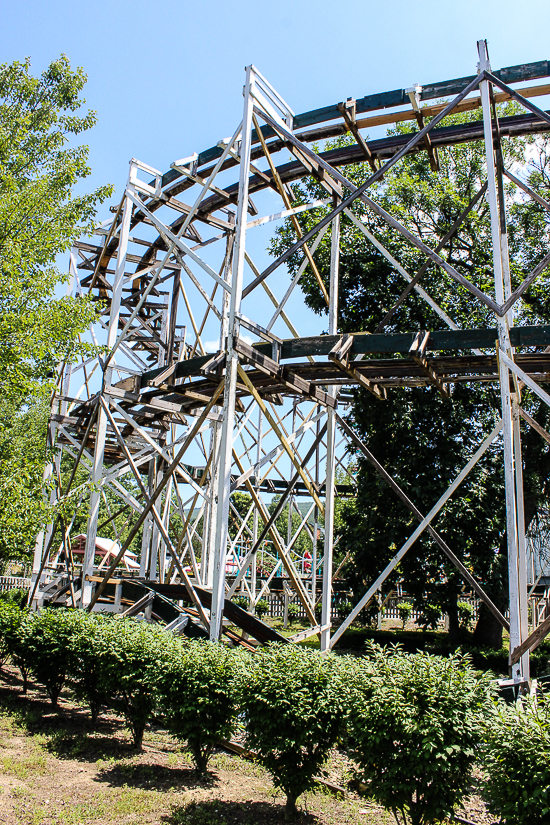 Leap The Dips, The worlds oldest roller coaster at Lakemont Park and The Island Waterpark, Altoona, Pennsylvania