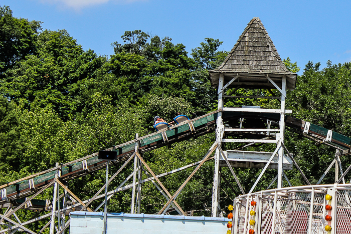 Leap The Dips, The worlds oldest roller coaster at Lakemont Park and The Island Waterpark, Altoona, Pennsylvania