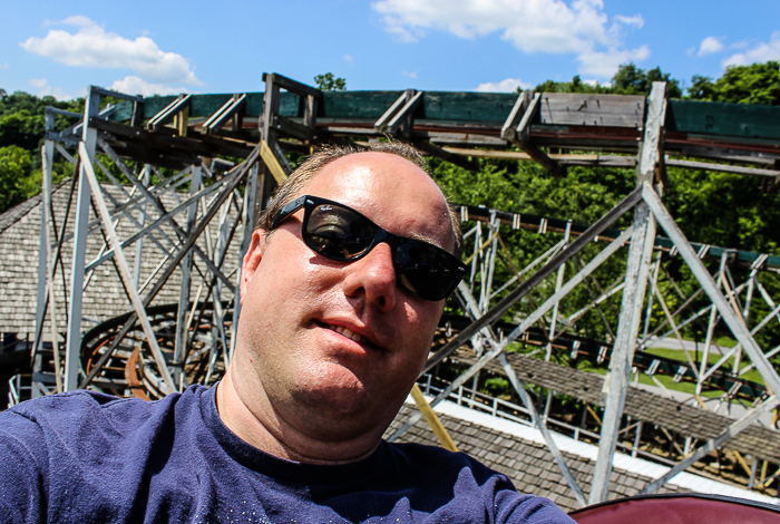 Leap The Dips, The worlds oldest roller coaster at Lakemont Park and The Island Waterpark, Altoona, Pennsylvania