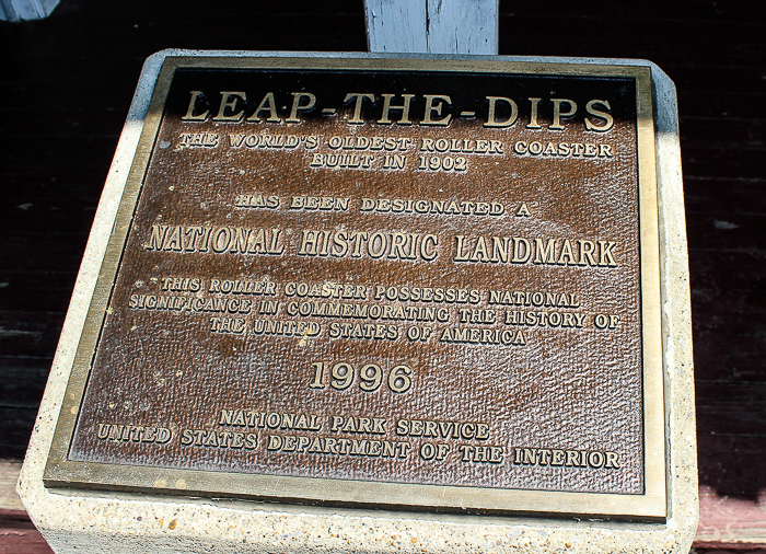 Leap The Dips, The worlds oldest roller coaster at Lakemont Park and The Island Waterpark, Altoona, Pennsylvania