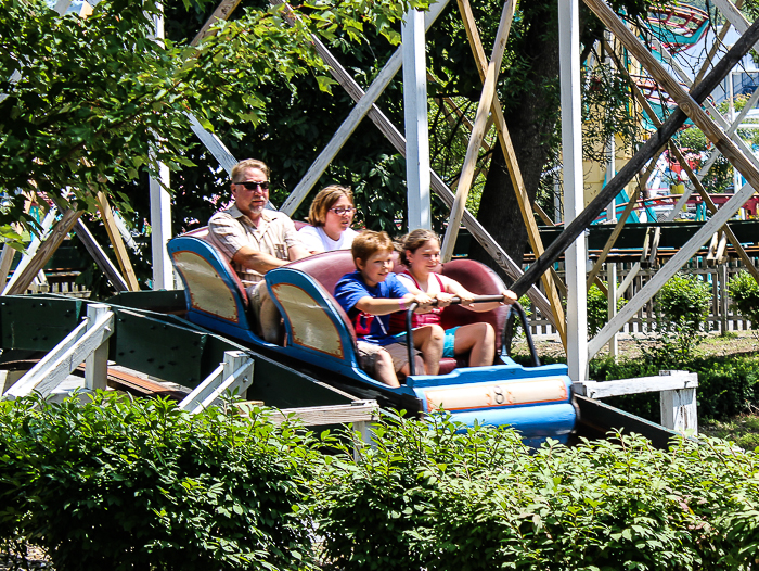 Leap The Dips, The worlds oldest roller coaster at Lakemont Park and The Island Waterpark, Altoona, Pennsylvania