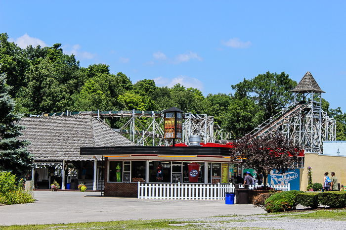 Leap The Dips, The worlds oldest roller coaster at Lakemont Park and The Island Waterpark, Altoona, Pennsylvania