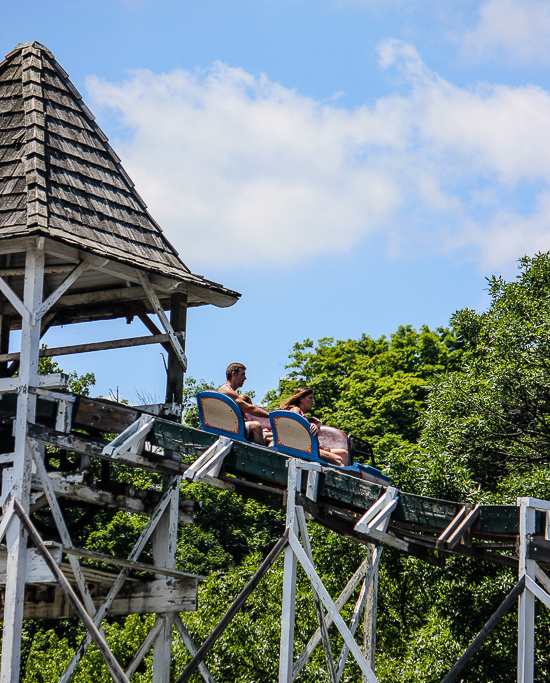 Leap The Dips, The worlds oldest roller coaster at Lakemont Park and The Island Waterpark, Altoona, Pennsylvania