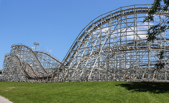 Leap The Dips, The worlds oldest roller coaster at Lakemont Park and The Island Waterpark, Altoona, Pennsylvania