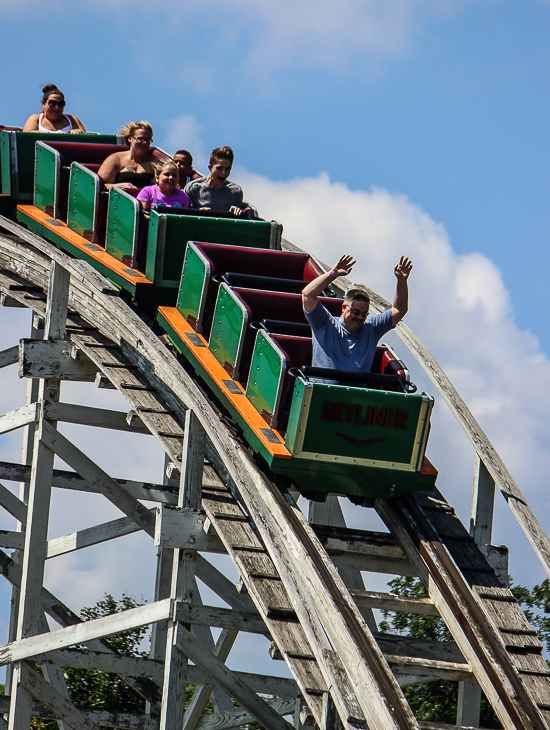 The Skyliner Roller Coaster at Lakemont Park and The Island Waterpark, Altoona, Pennsylvania