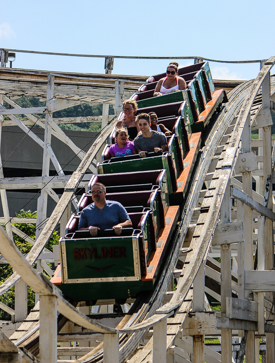 The Skyliner Roller Coaster at Lakemont Park and The Island Waterpark, Altoona, Pennsylvania