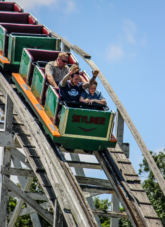 The Skyliner Roller Coaster at Lakemont Park and The Island Waterpark, Altoona, Pennsylvania