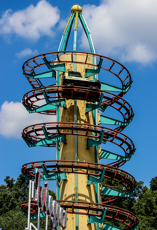 The Toboggan Roller Coaster at Lakemont Park and The Island Waterpark, Altoona, Pennsylvania