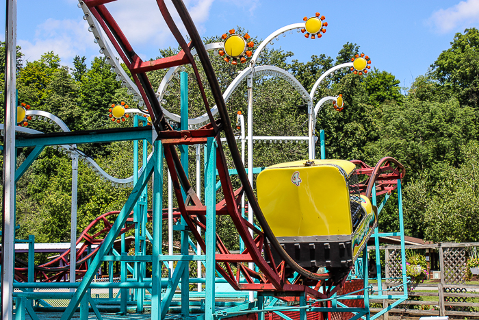 The Toboggan Roller Coaster at Lakemont Park and The Island Waterpark, Altoona, Pennsylvania