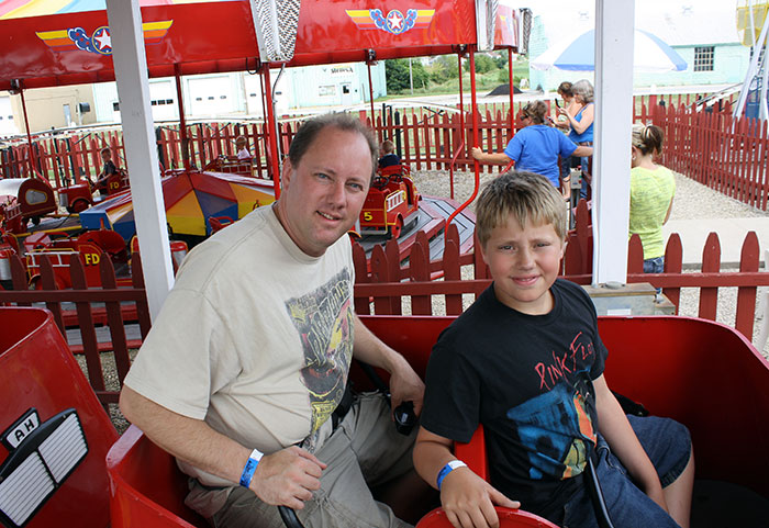 The Little Dipper Roller Coaster at Little Amerricka Amusement Park, Marshall, Wisconsin