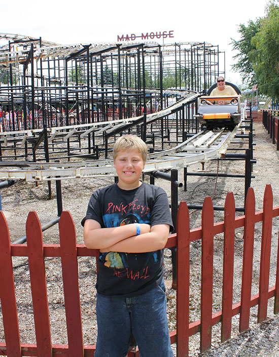 The Mad Mouse Roller Coaster at Little Amerricka Amusement Park, Marshall, Wisconsin