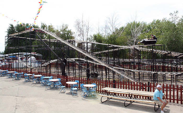 The Mad Mouse Roller Coaster at Little Amerricka Amusement Park, Marshall, Wisconsin